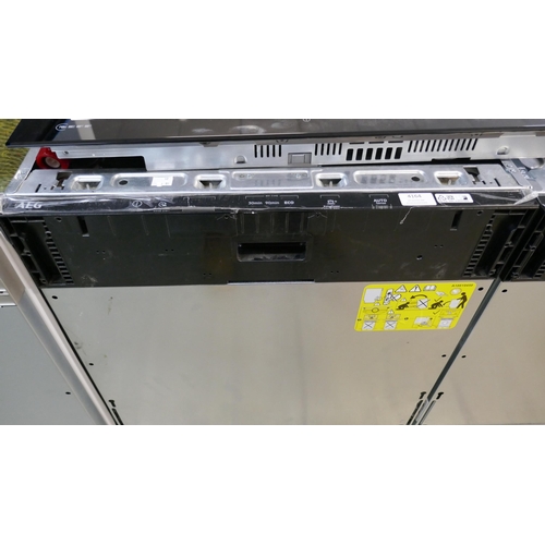 4164 - AEG Fully Integrated Dishwasher H818xW596xD550 - Model no -FSB42607Z (458-81) *This lot is subject t... 