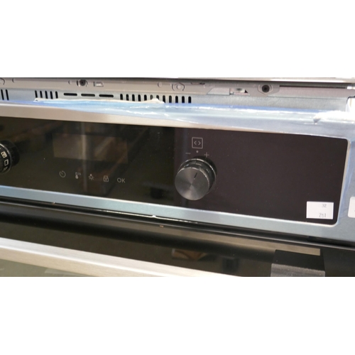 4168 - Zanussi Single Multifunction Oven with AirFry - Stainless Steel H594xW594xD568  (458-201) *This lot ... 