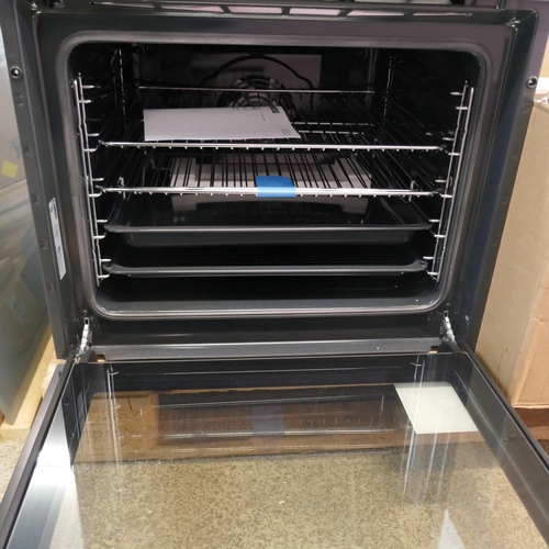 4168 - Zanussi Single Multifunction Oven with AirFry - Stainless Steel H594xW594xD568  (458-201) *This lot ... 