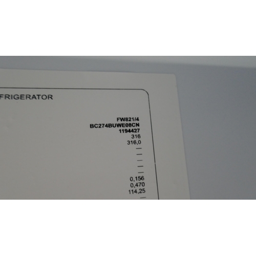 4184 - CDA Integrated Tower Fridge H1780xW540xD545  - Model no -FW821 (458-159) *This lot is subject to Vat