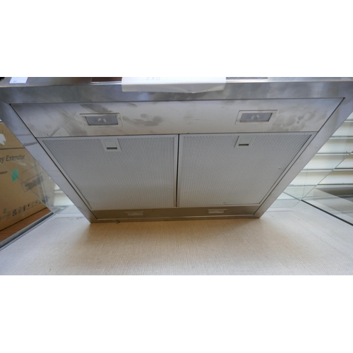 4186 - Bosch Island Cooker Hood  H1044xW898xD600 - Model no -DIG97IM50B (458-66) *This lot is subject to Va... 