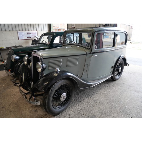 397 - A 1934 Standard 9 Saloon registered BPJ 956. This classic pre-war car is fitted with a 1052cc side-v... 