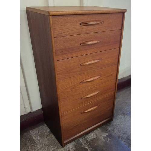 13 - An Austin Suite teak chest of drawers