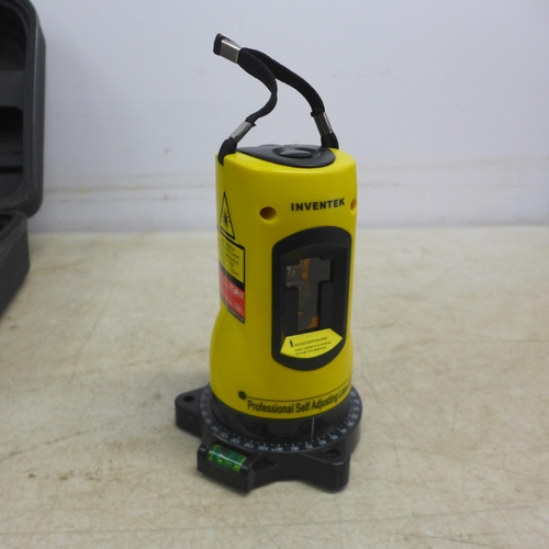 5003 - An Inventek professional self adjusting laser level in case