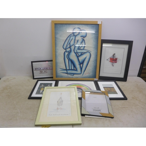 5045 - A selection of picture frames and framed prints including prints by Richard McNeil, 'Not At All Jack... 