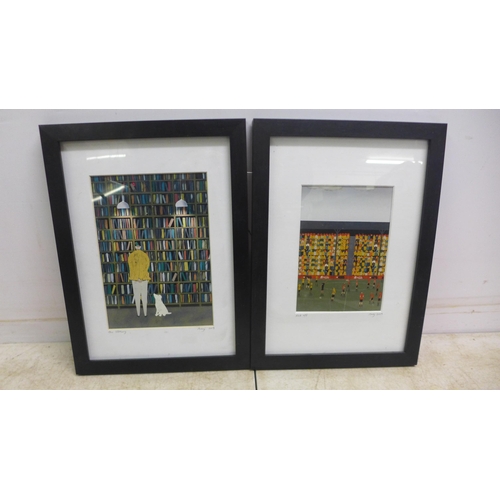 5045 - A selection of picture frames and framed prints including prints by Richard McNeil, 'Not At All Jack... 