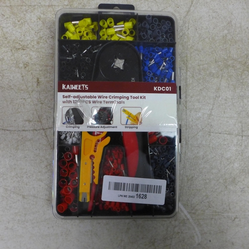 5059 - 11 Kaiweets wire strippers and 2 self adjustable wire crimping tool kits