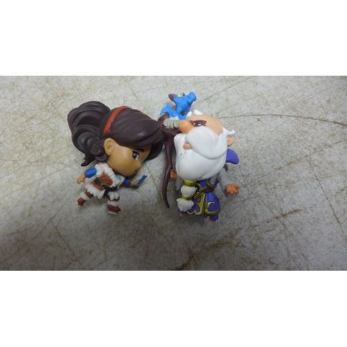 5067 - A large collection of collectable figurines including 2 Blizzard Cute But Deadly figures and 20 Dorb... 