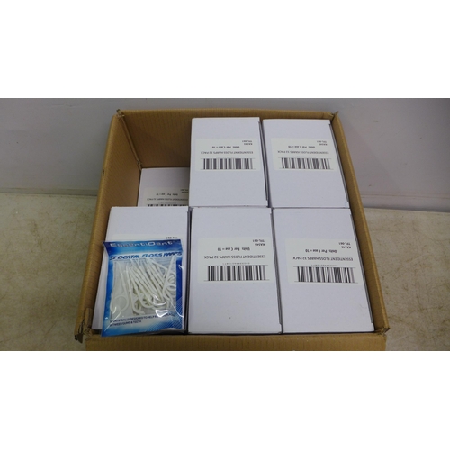 5068 - 120 packs of 32 Essenti-Dent Dental Floss harps  *This lot is subject to VAT