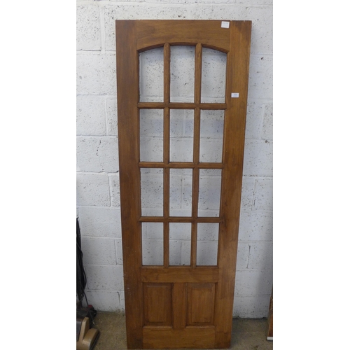 5151 - A 1980 x 690 12 pane teak door