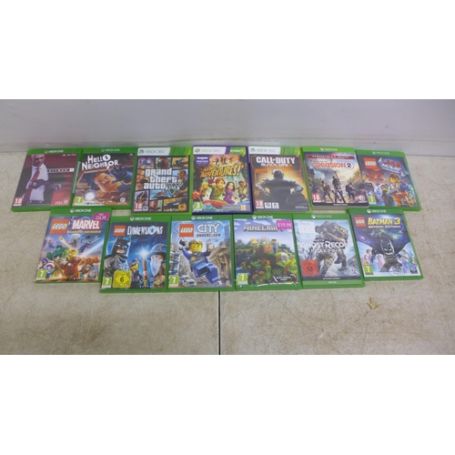 5075 - A collection of Xbox games, 10 Xbox One games and 3 Xbox 360 games including LEGO Marvel Superheroes... 