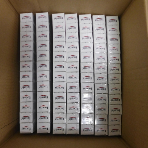 5076 - A box of 96 x 10ml Eucerin lip balms  *This lot is subject to VAT