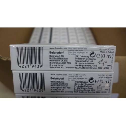 5076 - A box of 96 x 10ml Eucerin lip balms  *This lot is subject to VAT