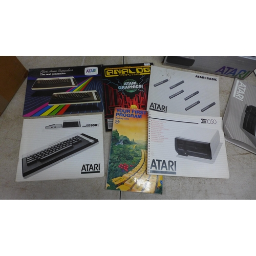 5080 - An Atari 800XL vintage computer system including an Atari 800XL, an Atari 1010 program recorder, an ... 