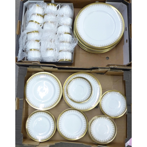 1015 - A collection of Paragon Athena fine bone china, dinner service including eleven dinner plates, eight... 