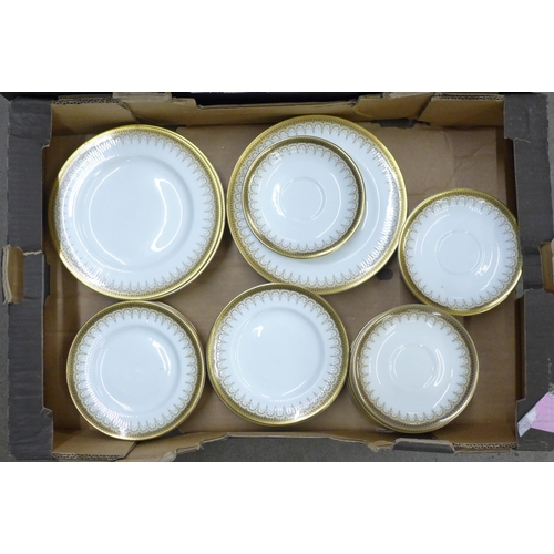 1015 - A collection of Paragon Athena fine bone china, dinner service including eleven dinner plates, eight... 