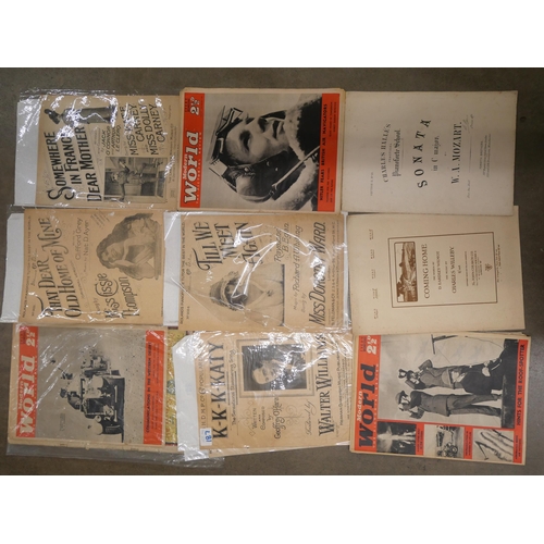 1020 - Ephemera; assorted magazines, other publications and calendars **PLEASE NOTE THIS LOT IS NOT ELIGIBL... 