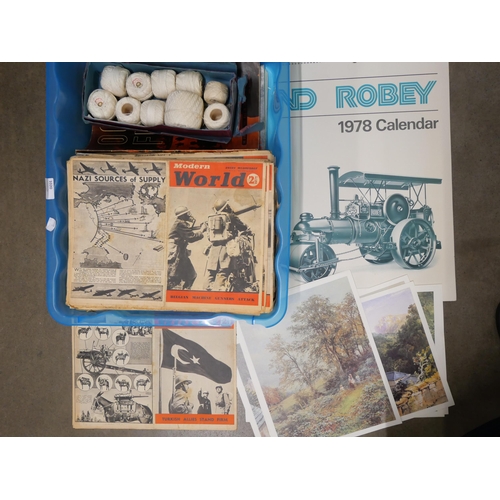 1020 - Ephemera; assorted magazines, other publications and calendars **PLEASE NOTE THIS LOT IS NOT ELIGIBL... 