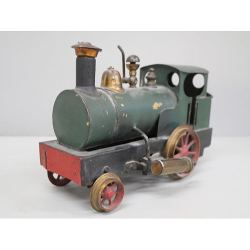 624 - A vintage 2-2-0 live steam engine