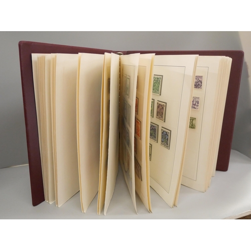 664 - Stamps; Austria stamps in printed album for the period 1945 to 1967, catalogues at over £1,200