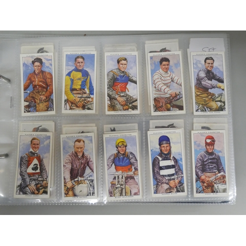 685 - Ten sets of cigarette cards in album, catalogue value £520