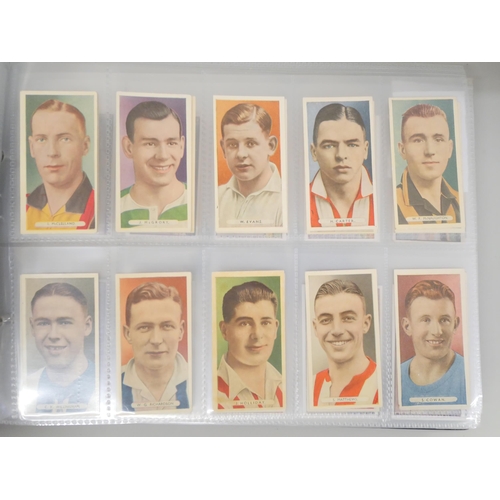 685 - Ten sets of cigarette cards in album, catalogue value £520