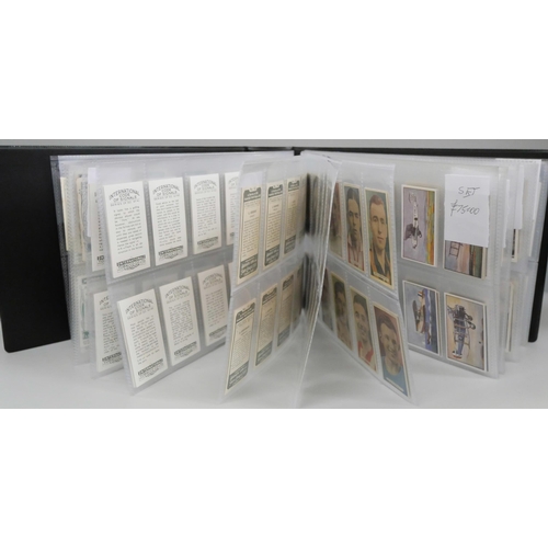 685 - Ten sets of cigarette cards in album, catalogue value £520