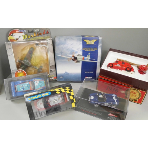 700 - Model vehicles; Corgi Aviation, other Corgi, Models of Yesteryear, Ninco and Scalextric cars