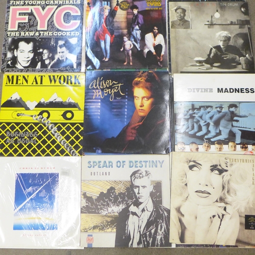 726 - A collection of 1970s/1980s pop LP records (30)