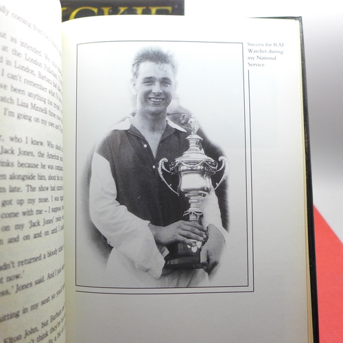 751 - Four signed autobiographies/novels, Brian Clough, Henry Cooper, Dickie Bird and Paul Kieniewicz