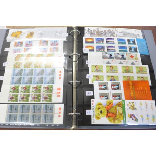 752 - Stamps; an album of worldwide stamp booklets, 93 in total, with a catalogue value of over £850 as st... 