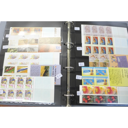 752 - Stamps; an album of worldwide stamp booklets, 93 in total, with a catalogue value of over £850 as st... 