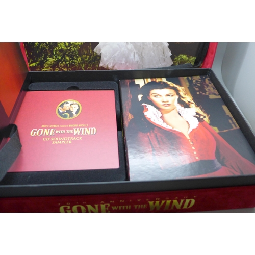 755 - Gone With The Wind, 3 disc Blu-ray, DVD and CD set, boxed Anniversary Edition