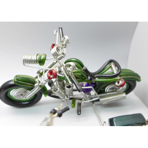 758 - A collection of Maisto models of motorcycles