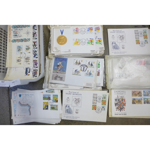 767 - A collection of 1970s and 1980s First Day Covers