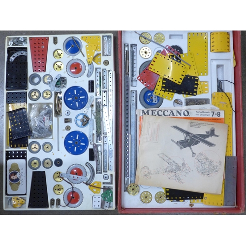 778 - A 1960s Meccano set, double layered