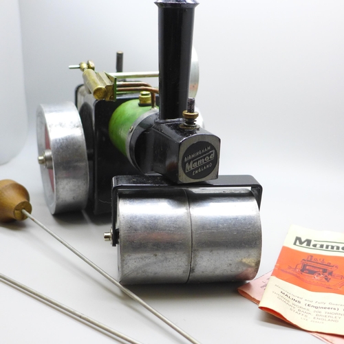 797 - A Mamod SR1 steam roller, boxed with instructions