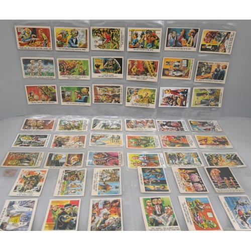 831 - A&BC gum collectors cards, 1967, 