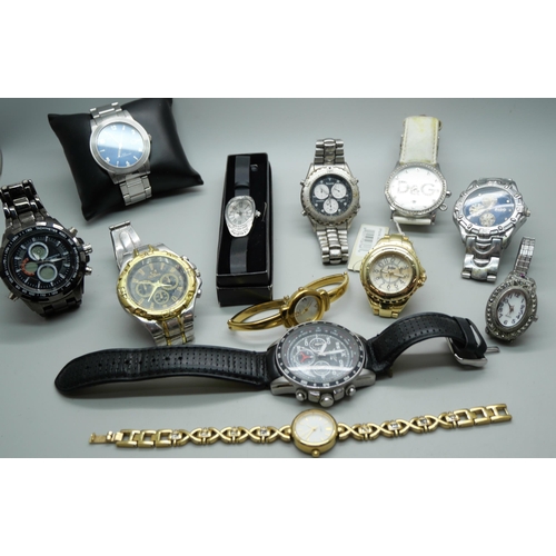 850 - A collection of wristwatches