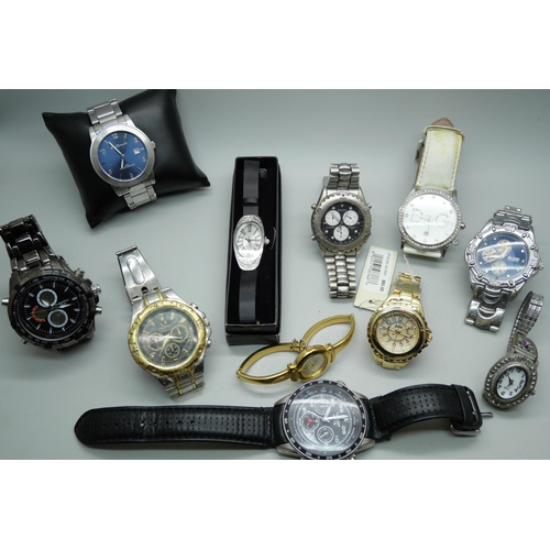 850 - A collection of wristwatches