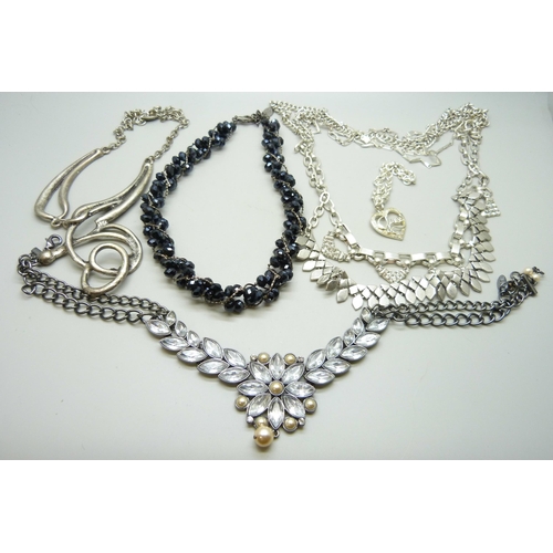 969 - A collection of designer jewellery including Treaty, Hobbs, Stella, etc.