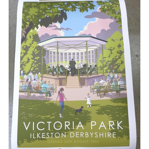 990 - Four Ilkeston themed posters