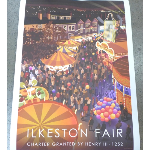 990 - Four Ilkeston themed posters