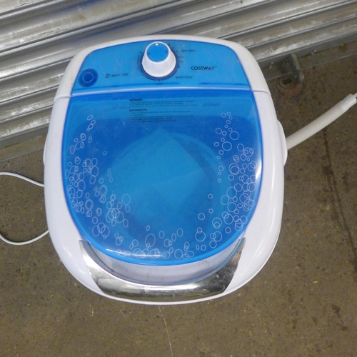 5269 - A Costway FP1009 portable washing machine and spin dryer