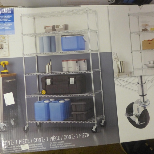 5274 - A Trinity 6 tier wire shelving rack unit in box