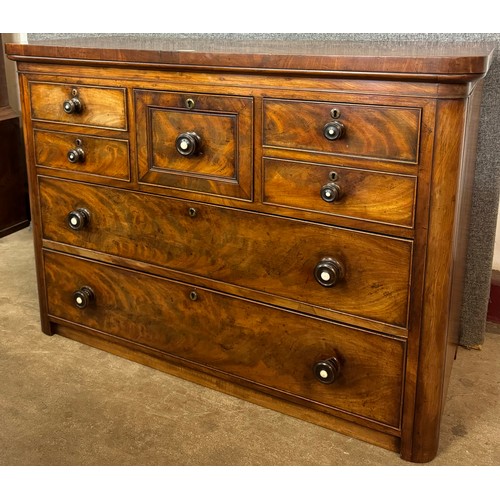 144 - An early Victorian mahogany chest of drawers