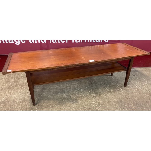 56 - A teak rectangular coffee table