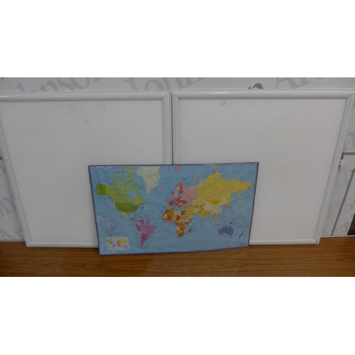 5300 - A selection of posters including a world map, a map of the United Kingdom, The Italian Job movie pos... 