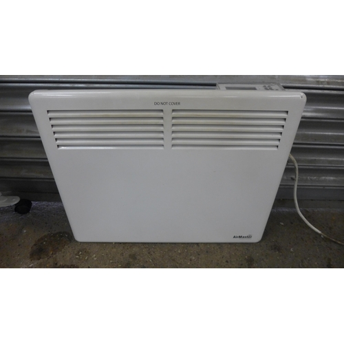 5307 - Three wall mounted panel heaters and a freestanding oil filled radiator