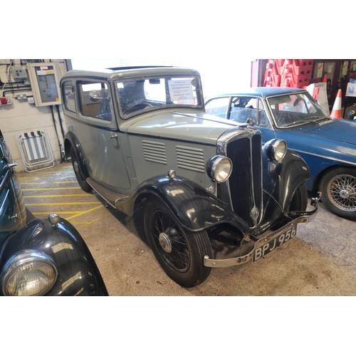 397 - A 1934 Standard 9 Saloon registered BPJ 956. This classic pre-war car is fitted with a 1052cc side-v... 